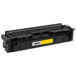HP 206A W2112A Yellow Toner Cartridges without Chips Compatible